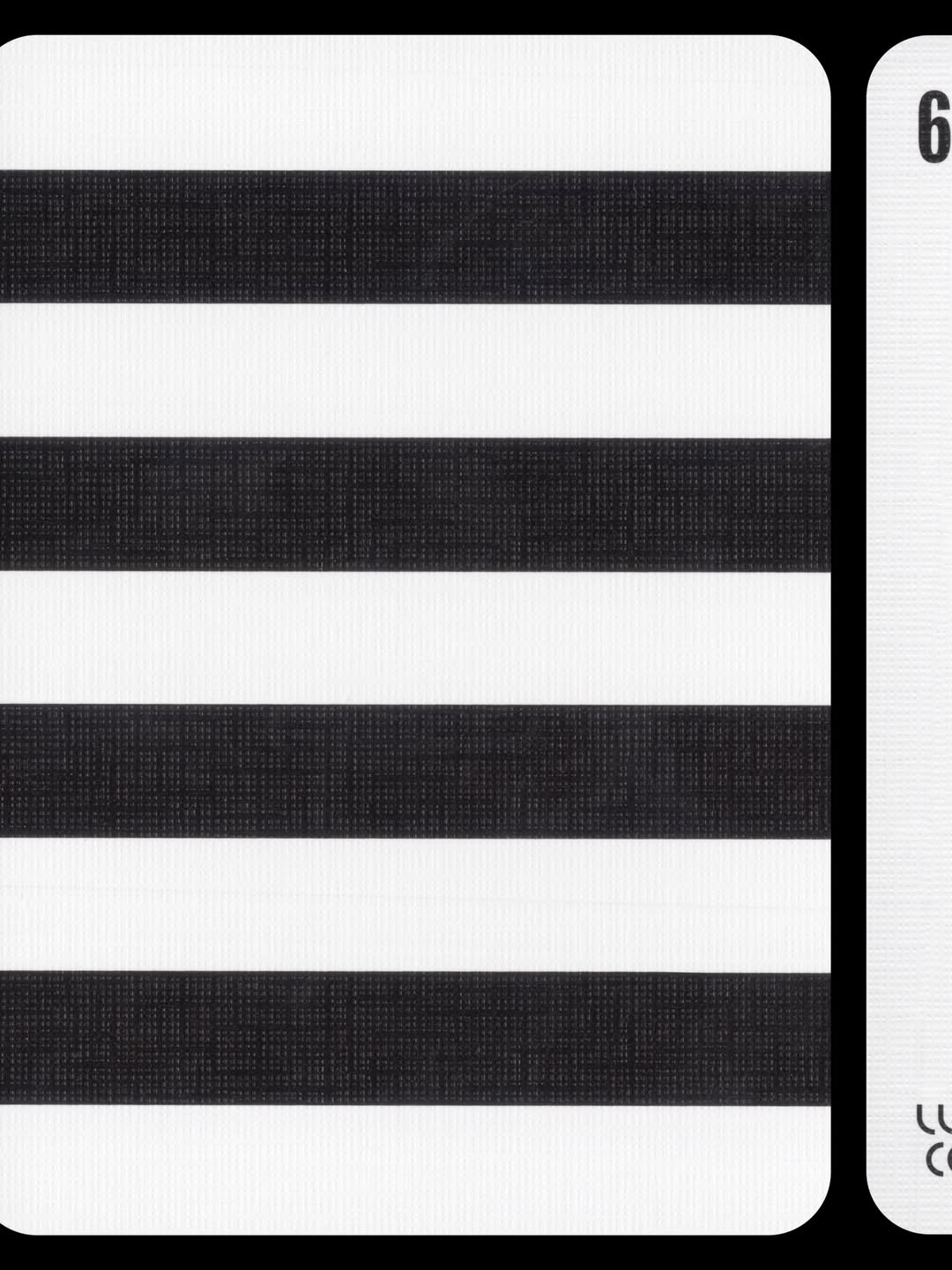 BANDIT Kartenrückseite - Streifendesign