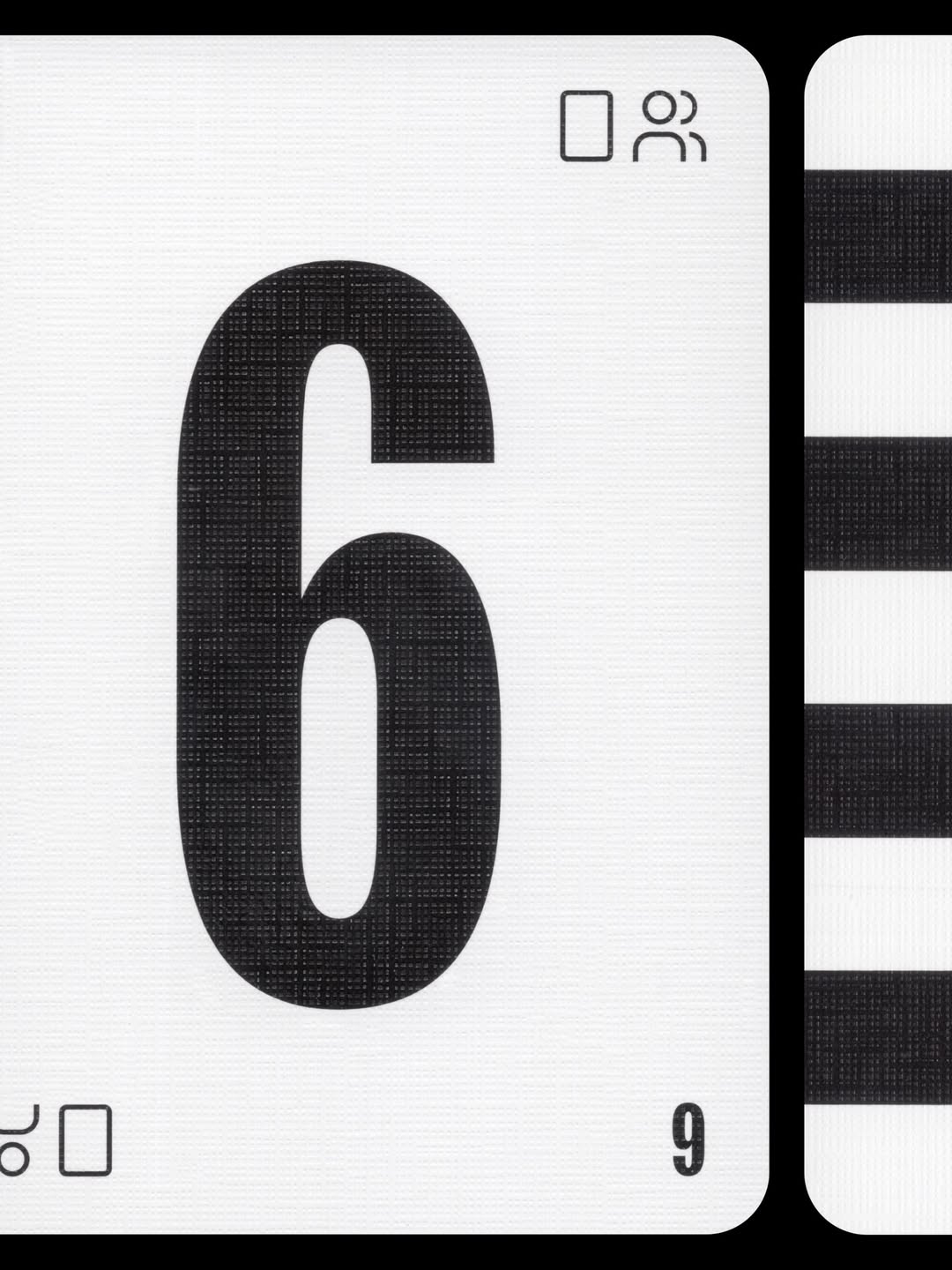 BANDIT Karte 6 - Kartenspiel Design Closeup